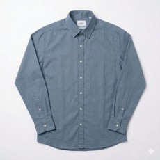 Elan Collection – Signature Shirts, Denim Silk & Premium Cotton Shirts, Sky Blue & Ivory White, Contemporary Elegant Shirts