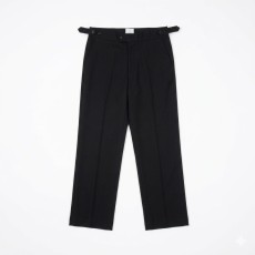 Monarch TrousersMonarch Trousers – Premium Cotton Tailored Luxury Trousers, Clean Line Pants, Black & Beige, Superior Drape